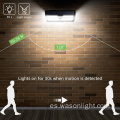 Factory OEM 132led Sensor de movimiento de seguridad de la pared impermeable súper brillante de gran angular